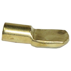 1/4 Inch Spoon Shelf Pin, Pack of 100, Brass