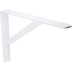  Heavy-Duty Shelf Bracket, 11-13/16 Inch D x 8-1/4 Inch H, 661 Pound Load Rating, White