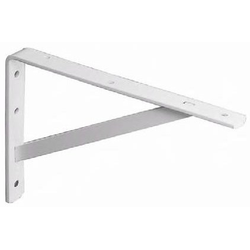 Heavy-Duty Shelf Bracket, 15-3/4 Inch D x 10-5/8 Inch H, 551 Pound Load Rating, White 