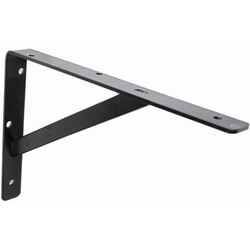 62% OFF Heavy-Duty Shelf Bracket, 15-3/4 Inch D x 10-5/8 Inch H, 551 Pound Load Rating, Black