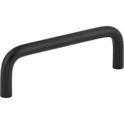 3-1/2 Inch Center to Center Torino Cabinet Pull, Matte Black