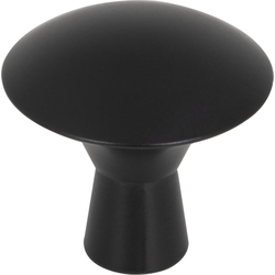 1-1/16 Inch Diameter Zachary Cabinet Knob, Matte Black