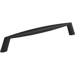 6-5/16 Inch (160 mm) Center to Center Zachary Cabinet Pull, Matte Black