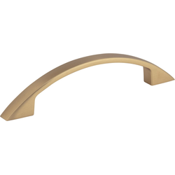 3-3/4 Inch (96 mm) Center to Center Somerset Arched Cabinet Pull, Satin Bronze