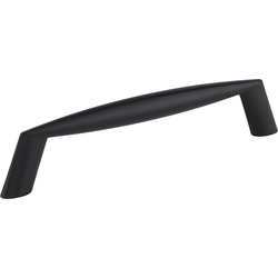 5 Inch (128 mm) Center to Center Zachary Cabinet Pull, Matte Black