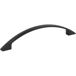 5 Inch (128 mm) Center to Center Somerset Arched Cabinet Pull, Matte Black