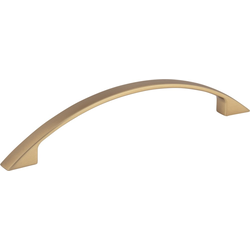 5 Inch (128 mm) Center to Center Somerset Arched Cabinet Pull, Satin Bronze