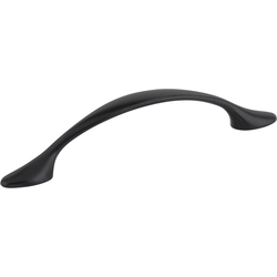 3-3/4 Inch (96 mm) Center to Center Somerset Cabinet Pull, Matte Black