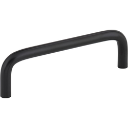 4 Inch Center to Center Torino Cabinet Pull, Matte Black