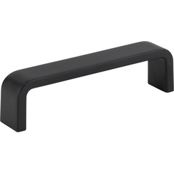 4 Inch Center to Center Asher Cabinet Pull, Matte Black