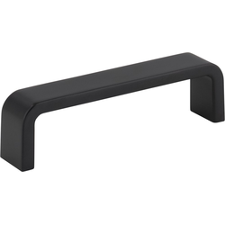 3-3/4 Inch (96 mm) Center to Center Asher Cabinet Pull, Matte Black