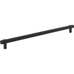 12 Inch (305 mm) Center to Center Zane Cabinet Pull, Matte Black