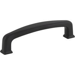3-3/4 Inch (96 mm) Center to Center Milan 1 Cabinet Pull, Matte Black