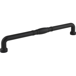 12 Inch Center to Center Durham Cabinet Pull, Matte Black
