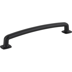 6-5/16 Inch (160 mm) Center to Center Belcastel 1 Cabinet Pull, Matte Black