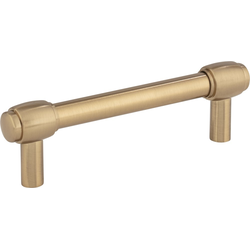 3-3/4 Inch (96 mm) Center to Center Hayworth Cabinet Pull, Satin Bronze