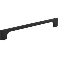 7-9/16 Inch (192 mm) Center to Center Leyton Cabinet Pull, Matte Black