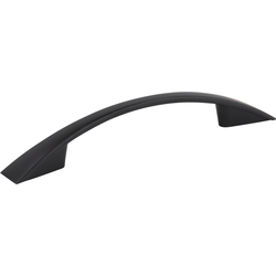 3-3/4 Inch (96 mm) Center to Center Regan Cabinet Pull, Matte Black
