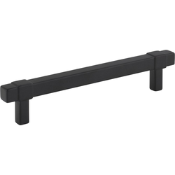 5 Inch (128 mm) Center to Center Zane Cabinet Pull, Matte Black