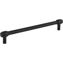 7-9/16 Inch (192 mm) Center to Center Hayworth Cabinet Pull, Matte Black