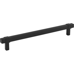 7-9/16 Inch (192 mm) Center to Center Zane Cabinet Pull, Matte Black