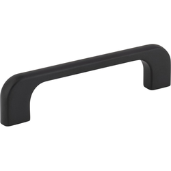 3-3/4 Inch (96 mm) Center to Center Alvar Cabinet Pull, Matte Black