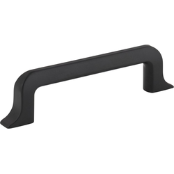 3-3/4 Inch (96 mm) Center to Center Callie Cabinet Pull, Matte Black
