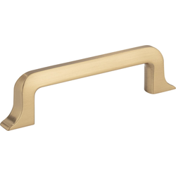 3-3/4 Inch (96 mm) Center to Center Callie Cabinet Pull, Satin Bronze