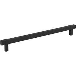 8-13/16 Inch (224 mm) Center to Center Zane Cabinet Pull, Matte Black