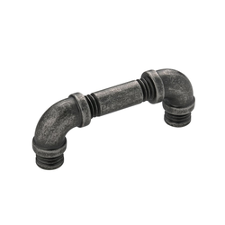 26% OFF Pipeline Pull 3 inch Center to Center Black Nickel Vibed