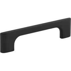 3-3/4 Inch (96 mm) Center to Center Leyton Cabinet Pull, Matte Black