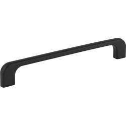 6-5/16 Inch (160 mm) Center to Center Alvar Cabinet Pull, Matte Black