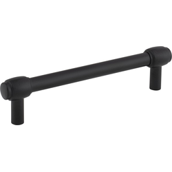 5 Inch (128 mm) Center to Center Hayworth Cabinet Pull, Matte Black