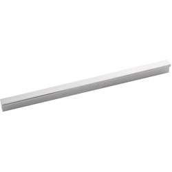 Streamline 7-9/16 Inch Center to Center Glossy Nickel Cabinet Pull