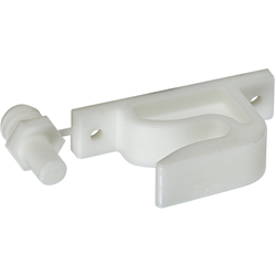 Concertina Locating/Alignment Device for Cabinet Bi-Fold Sliding Wood Door Systems, Use with Track, Bi-Fold Hinge, and Sliding Block 