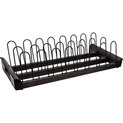 TAG ENGAGE 18 Inch Width Pull-Out Shoe Rack, Oil Rubbed Bronze