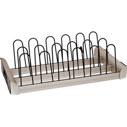 20% OFF TAG ENGAGE 24 Inch Width Pull-Out Shoe Rack, Matt Nickel