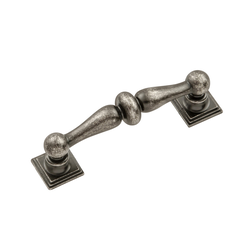 Somerset 3 Inch Center to Center Black Nickel Vibed Cabinet Pull