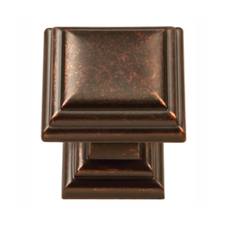 Somerset 1-1/8 Inch Diameter Dark Antique Copper Cabinet Knob