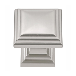 Somerset 1-1/8 Inch Diameter Satin Nickel Cabinet Knob