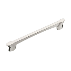 Wisteria 5-1/16 Inch Center to Center Bright Nickel Cabinet Pull