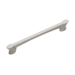 Wisteria 5-1/16 Inch Center to Center Satin Nickel Cabinet Pull