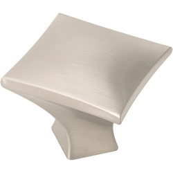 Twist 1-1/4 Inch Diameter Cabinet Knob, Satin Nickel (10 Pack)