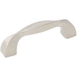 Twist 3 Inch Center to Center Cabinet Pull, Satin Nickel (10 Pack)