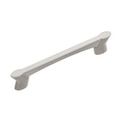 Wisteria 3-3/4 Inch Center to Center Satin Nickel Cabinet Pull