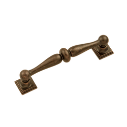 Somerset 3-3/4 Inch Center to Center Dark Antique Copper Cabinet Pull