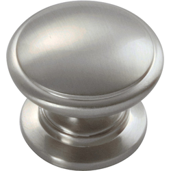 Williamsburg 1-1/4 Inch Diameter Cabinet Knob, Satin Nickel (10 Pack)
