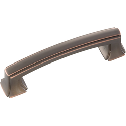 Bridges 3 Inch Center to Center Cabinet Pull, Bronze (10 Pack)