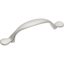 Conquest 3 Inch Center to Center Cabinet Pull, Satin Nickel (25 Pack)
