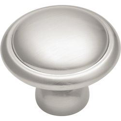 Conquest 1-3/8 Inch Diameter Cabinet Knob, Satin Nickel (25 Pack)